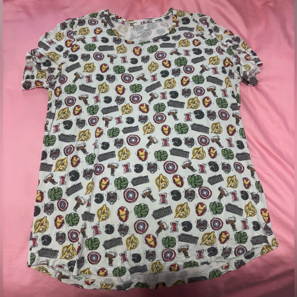 MeUndies Marvel Character Print Tee L